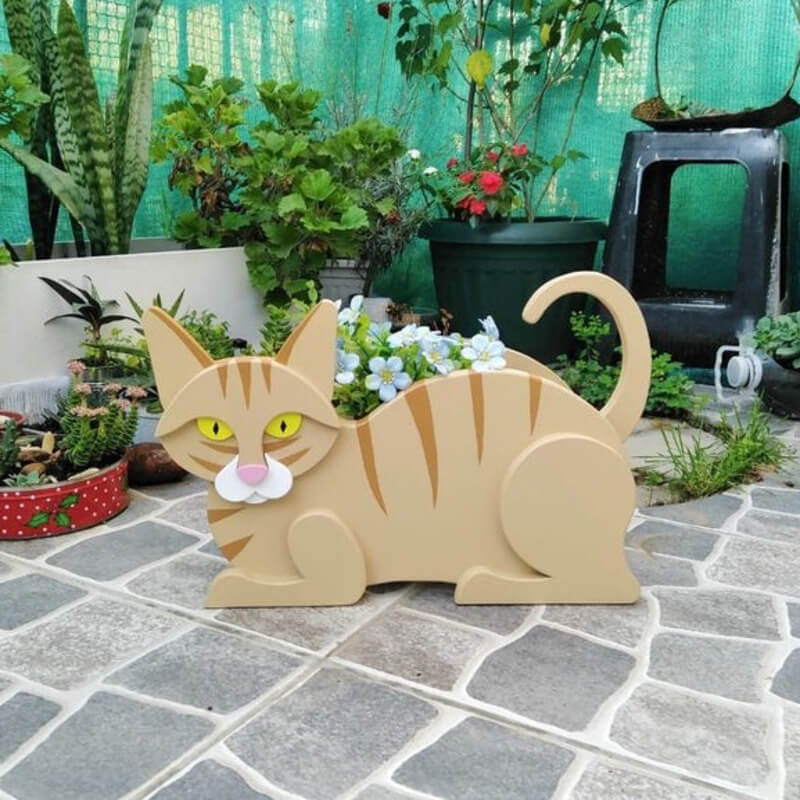 Cat Planter-Garden Decor-Lovely Decor