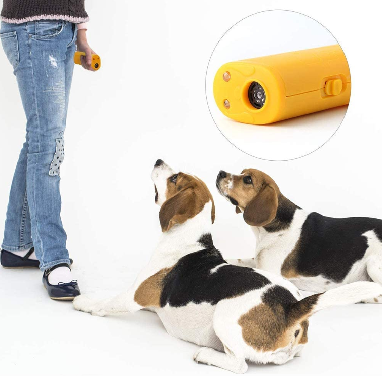 Pet Dog Repeller Anti Barking Stop Bark Training Device Trainer LED Ultrasonic 3 in 1 - Ultrasonic Dog Chaser and Training Device || Dog Training Device