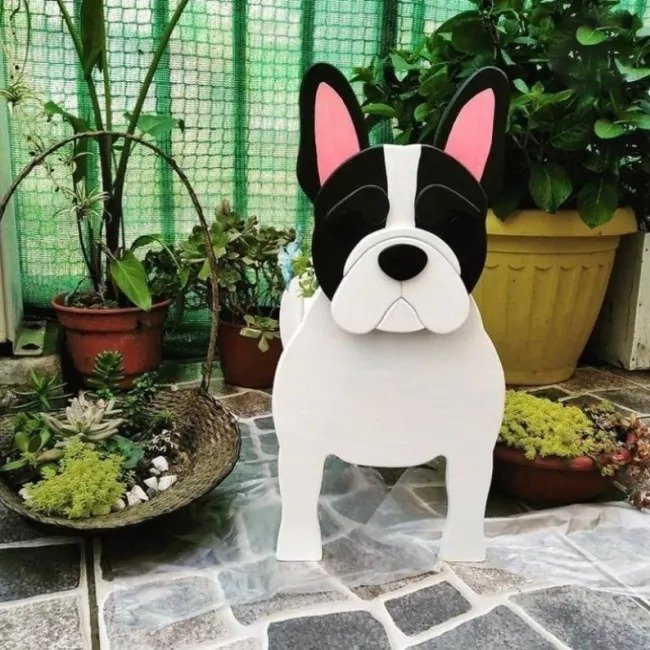 Cute Dog Planter
