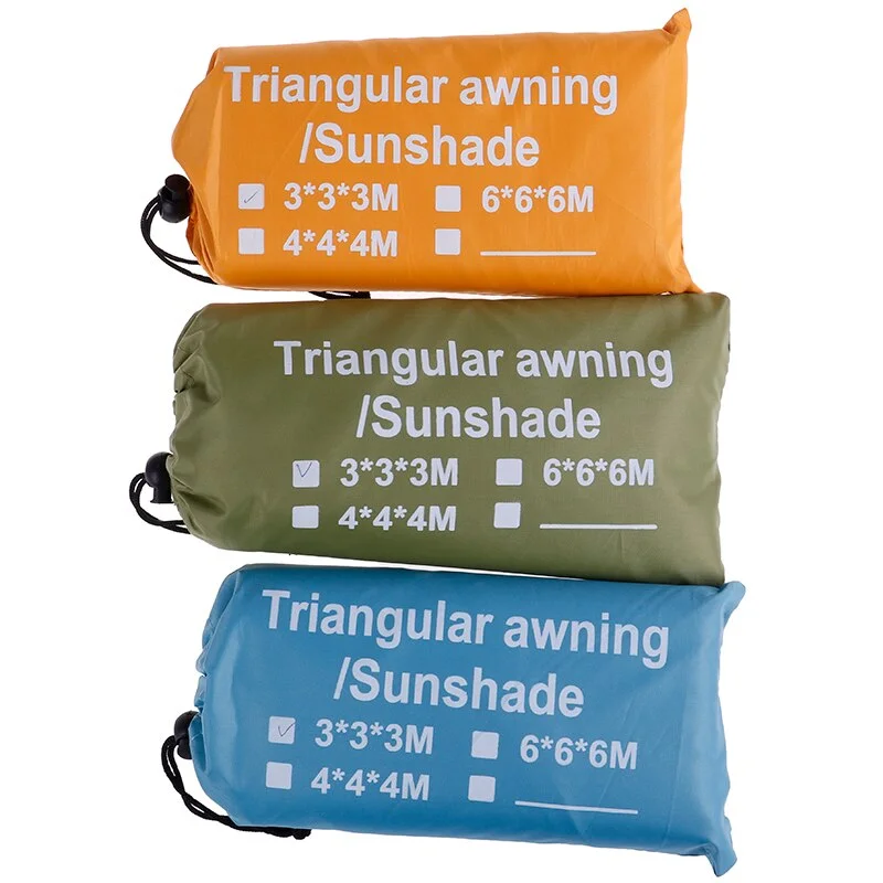 Home Outdoor Shading Courtyard Balcony Carport AwningsWaterproof Triangular UV Waterproof Cloth Square Triangles