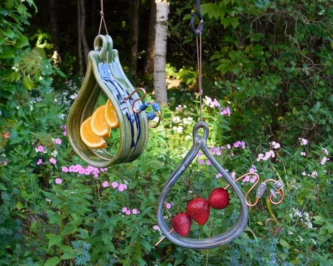 Handmade Spike Bird Feeder for Fruit or Suet