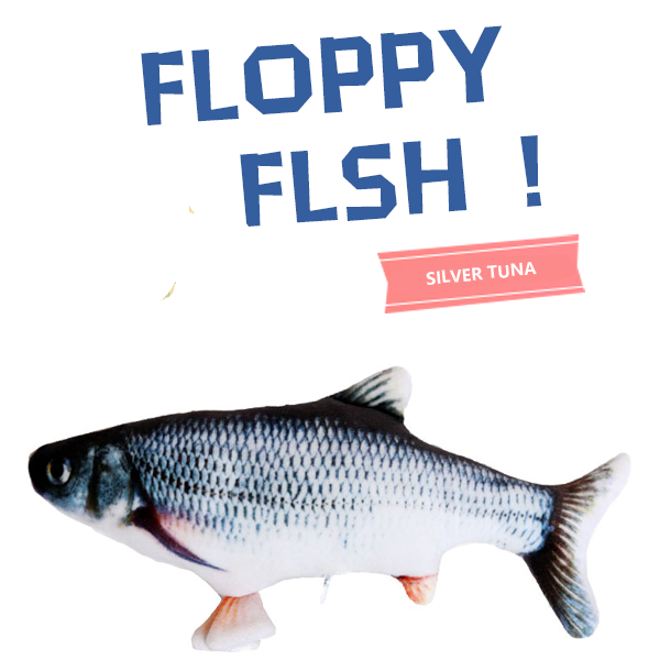 Flopping Fish for Dogs, Fish Cat Toy, Flopping Floppy Fish Cat toy , Dancing Fish Cat Toy