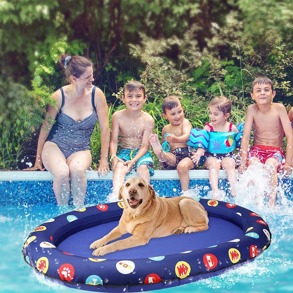 Dog Pool Floats Dog Float Inflatable Pool Oxford Cloth Dog Pool Floats for Small Large Dogs