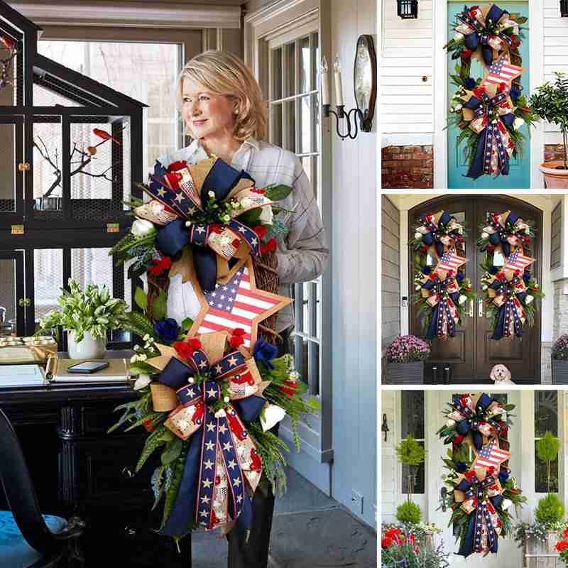 Star Patriotic Wreath