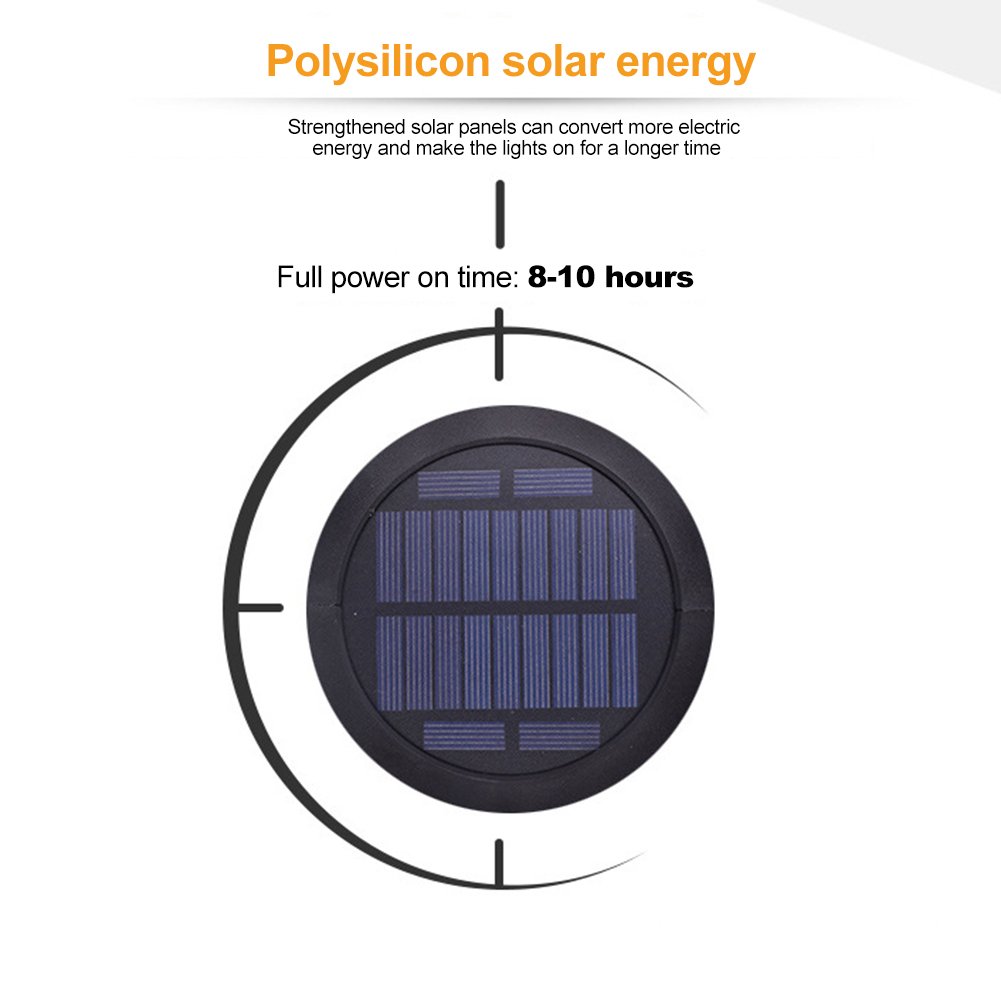 Solar Garden Light Umbrella Raindrop Bird Feeder