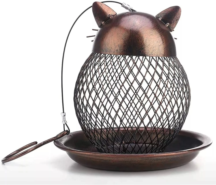 cat bird feeder bird feeder hanging nut bird feeder
