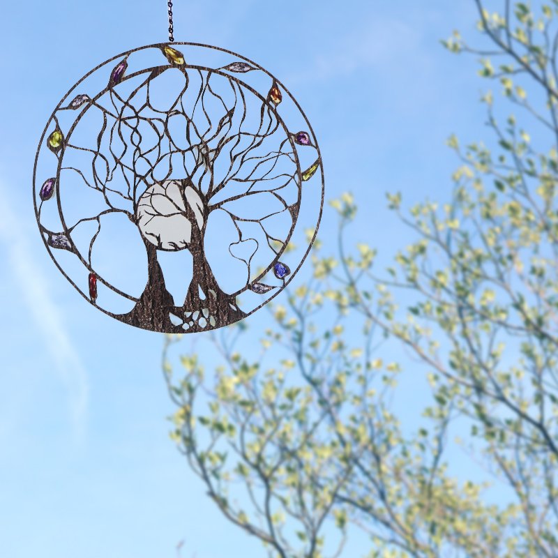 Circle Of Life - Metal Tree Wall Art