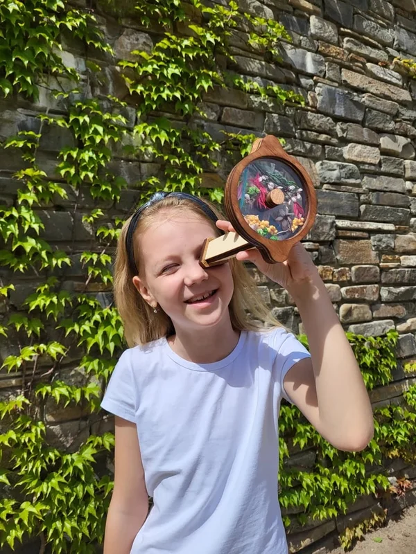 Natural Wood Kaleidoscope