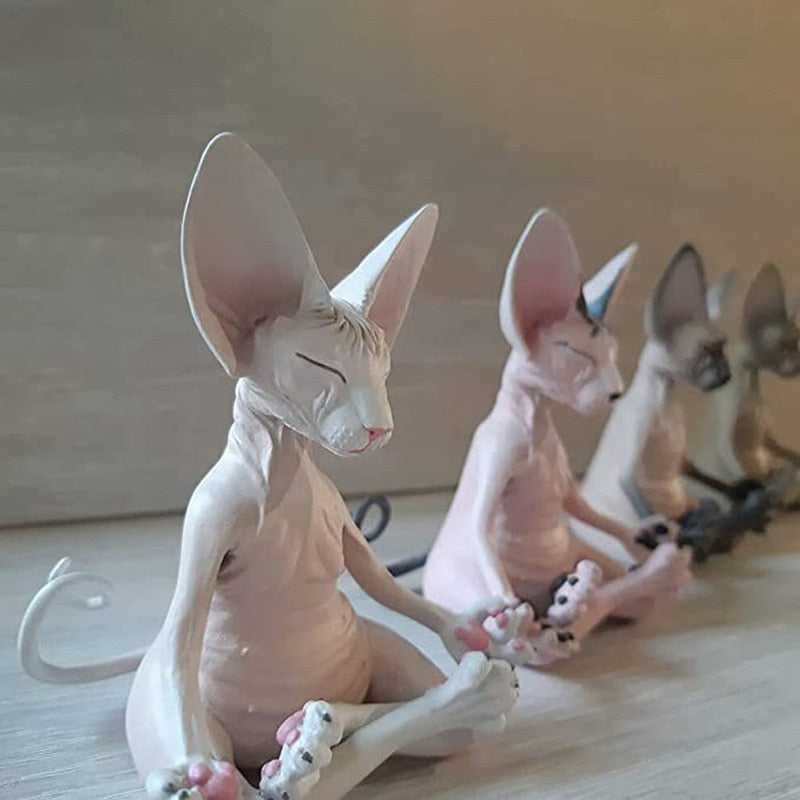 ‘Meditation' Sphynx Cat Figurine
