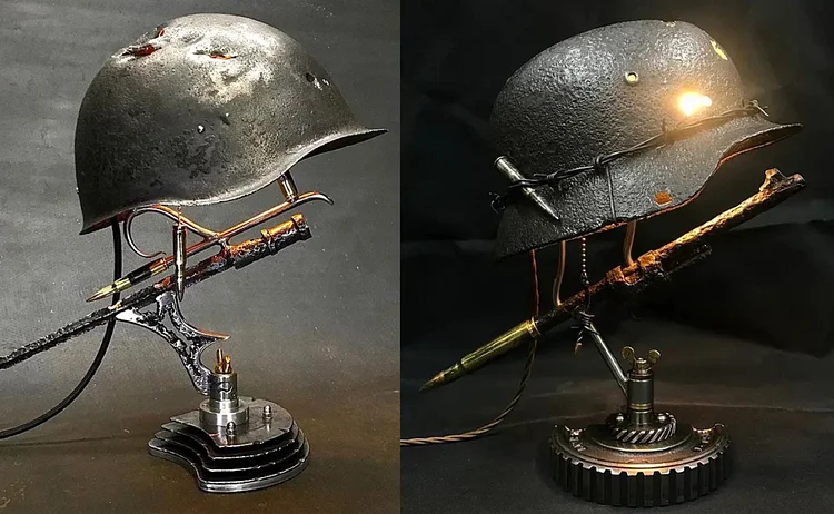 War Relic Lamp Remembering That History