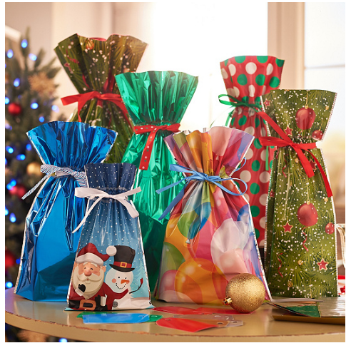 Drawstring Christmas Gift Bags