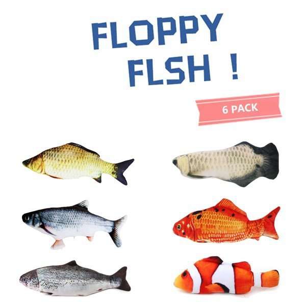 Flopping Fish for Dogs, Fish Cat Toy, Flopping Floppy Fish Cat toy , Dancing Fish Cat Toy