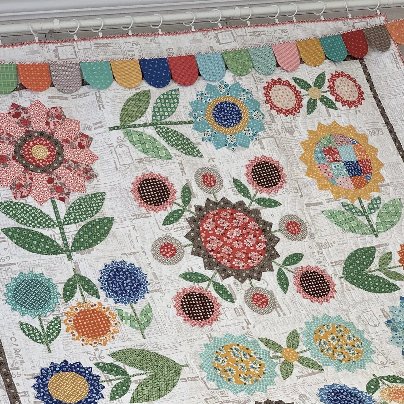 Sunflower Quilt Template Set