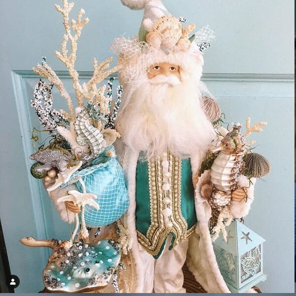 Santa Snack Stand Holiday Party Decoration Fruit Plate Snack Stand Cake Display Stand Pastry Plate Serving Tray