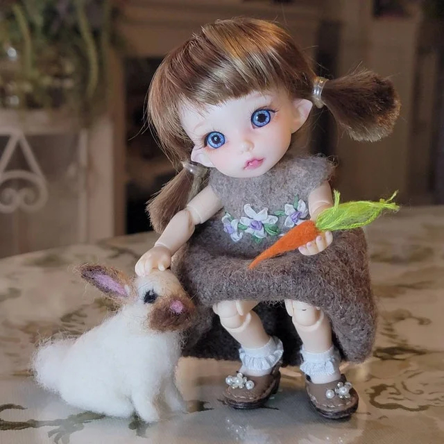 Needle Felted Baby Bunny