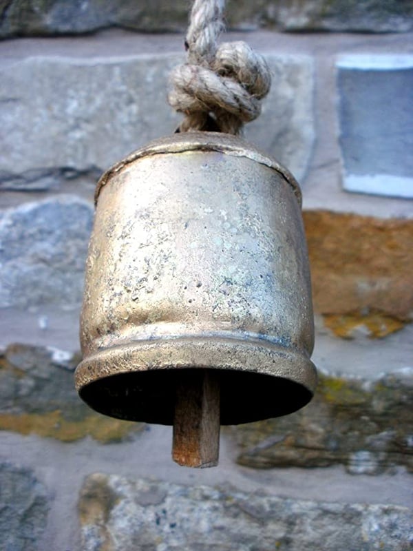 Cliftina Shabby Metal Cow Bell