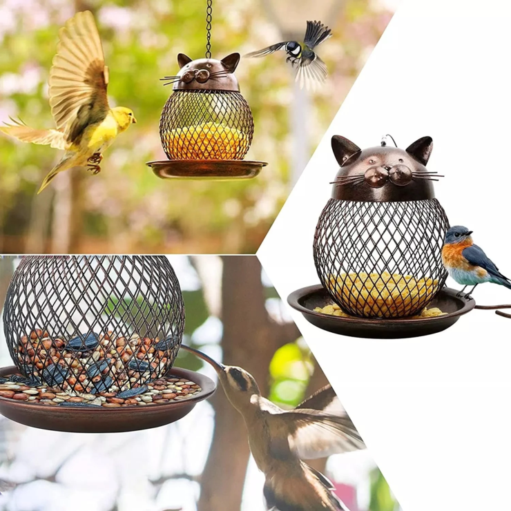 cat bird feeder bird feeder hanging nut bird feeder