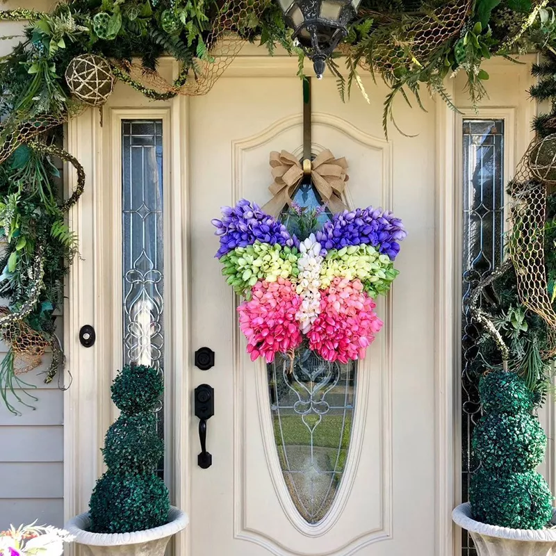 Farmhouse Butterfly Flower Garland