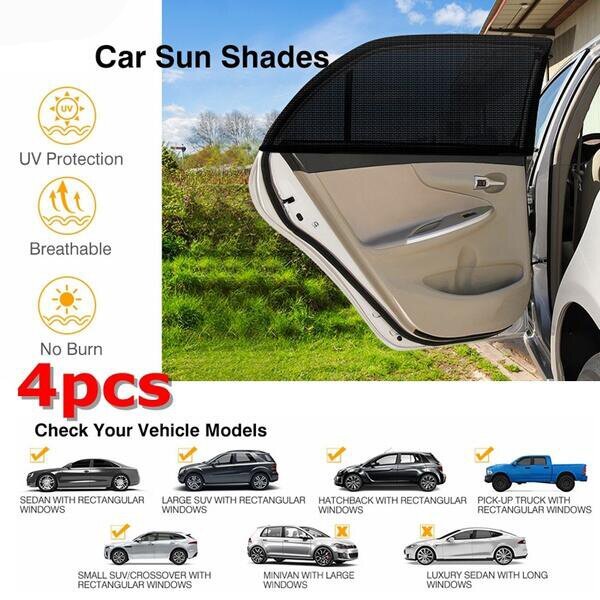 🔥Summer Must-Have🚗 Universal Car Sunshade net