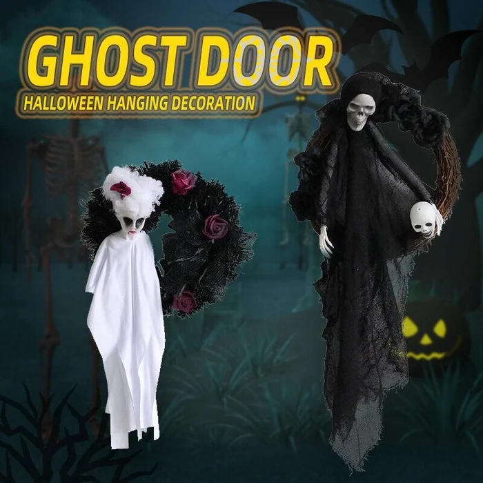 Ghost Door Halloween Hanging Decoration