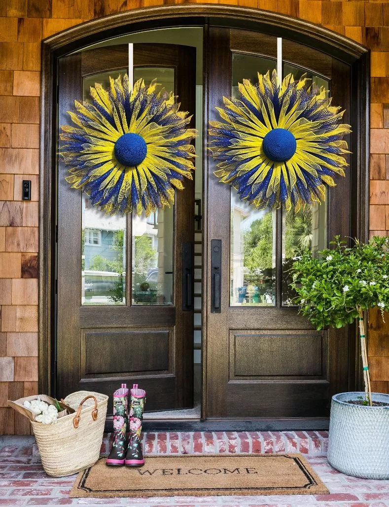 💙💛🌻Donation Wreath🌻