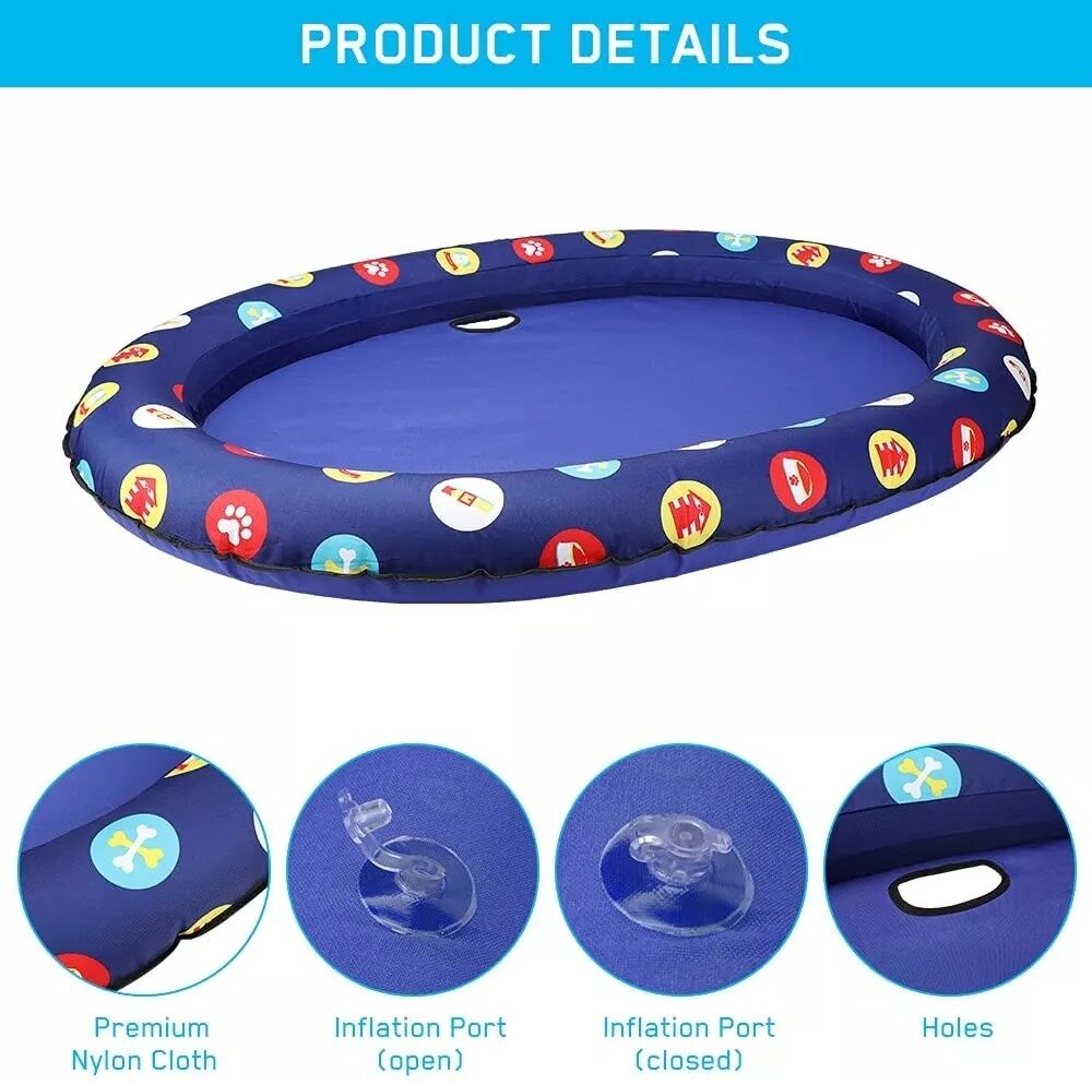 Dog Pool Floats Dog Float Inflatable Pool Oxford Cloth Dog Pool Floats for Small Large Dogs