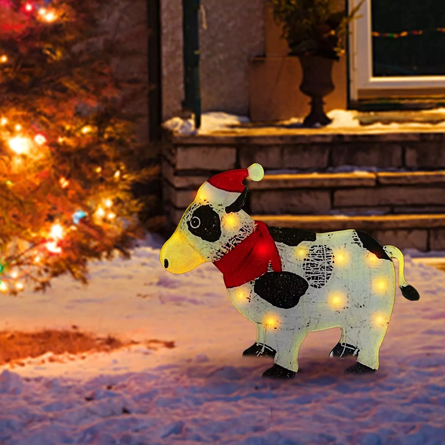 Christmas Lighted Decoration Angel Garden Decors Cute Decorations For Indoor Outdoor Holiday Party