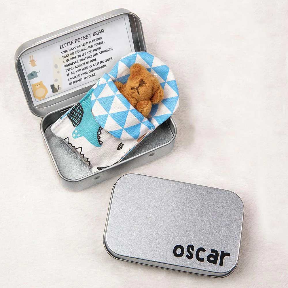 Personalized Stuffed Bear Anti Anxiety Gift for Children