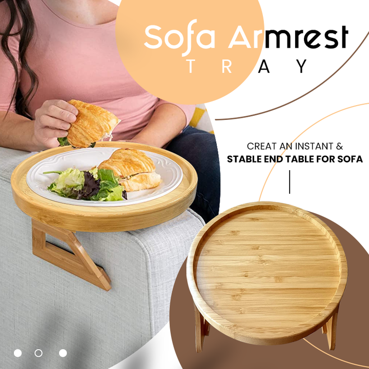 Cozy Sofa Armrest Tray
