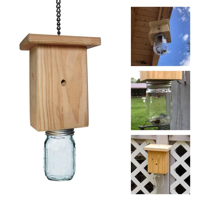 Wooden Carpenter Bee Trap