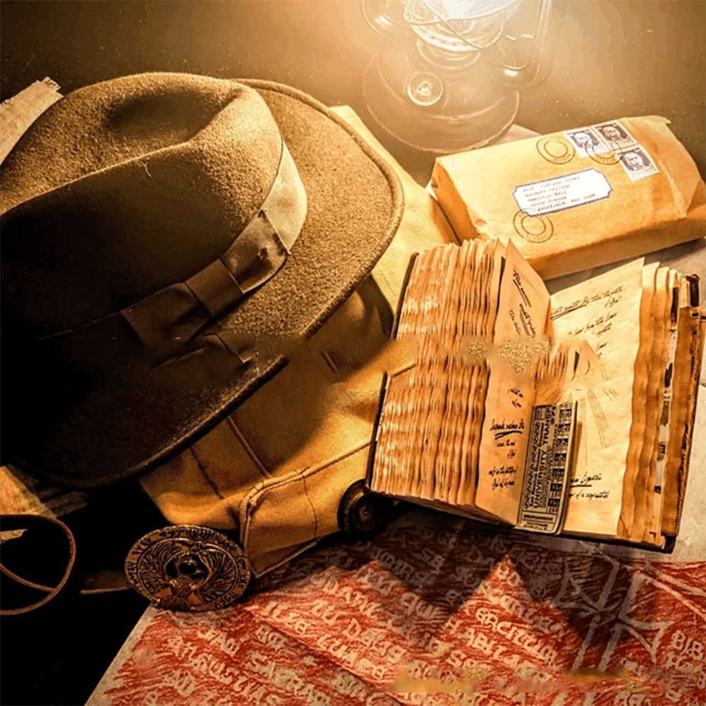 Indiana Jones Grail Diary Classic Movie Prop Replica Collection Cosplay Vintage Leather Writing Journal Notebook Movie Fans Gift