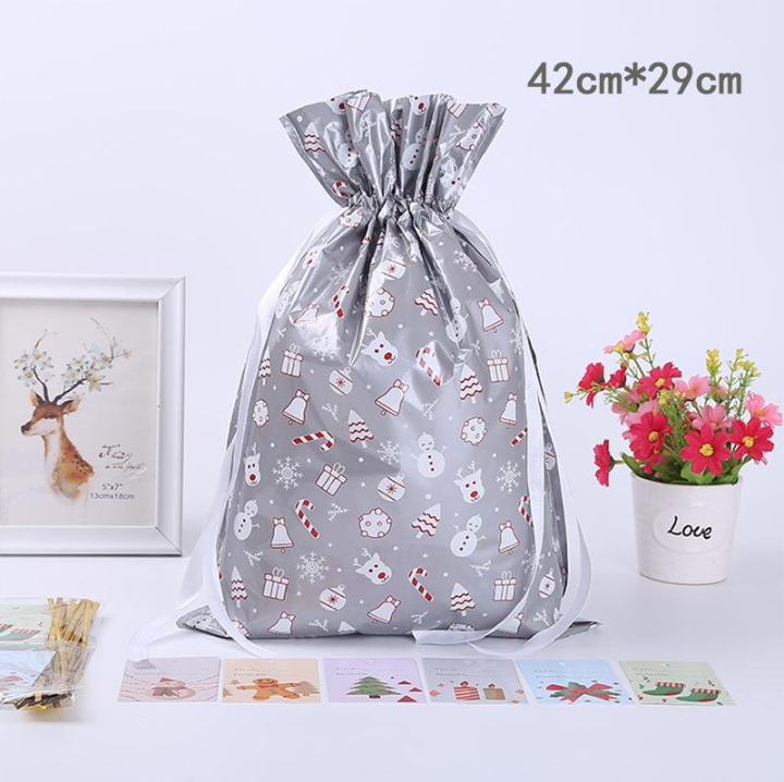 Drawstring Christmas Gift Bags