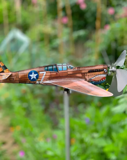 P40 Warhawk Airplane Windmill