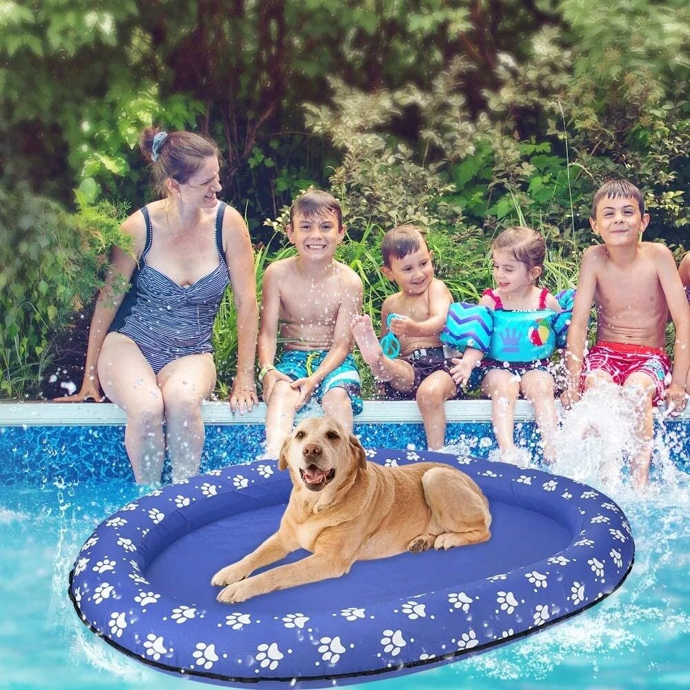 Dog Pool Floats Dog Float Inflatable Pool Oxford Cloth Dog Pool Floats for Small Large Dogs