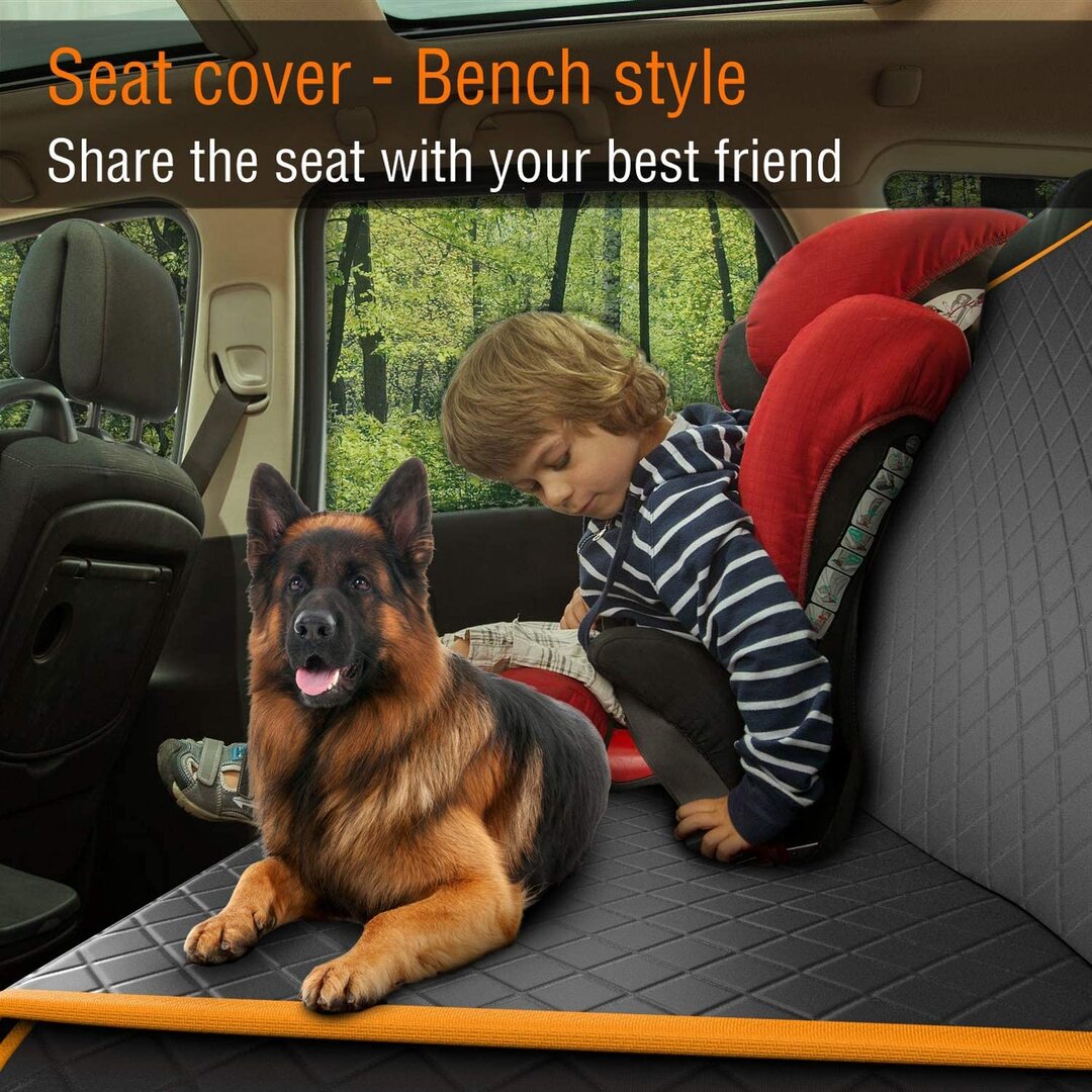 DOG Back Seat Car Cover Protector Waterproof