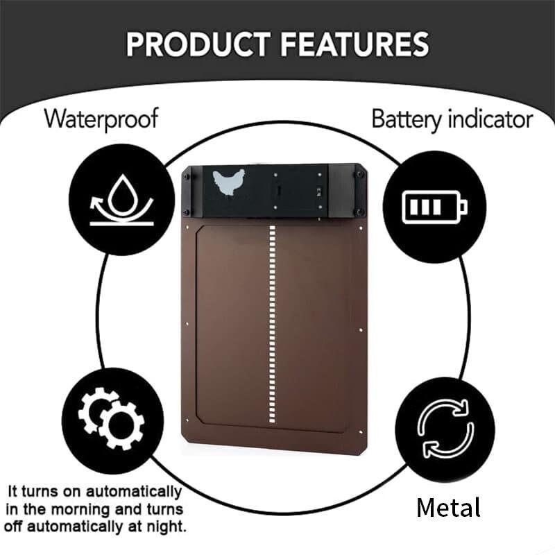 Poultry Farm Automatic Chicken House Door
