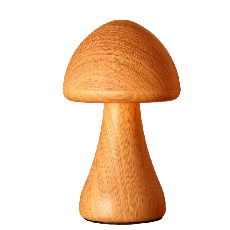 1-Piece 3-Color LED Mushroom Lamp, Night Light with Touch Sensor, USB-Powered Portable Dimmable Bedside Lamp, Wireless Desk Light, Home Decor Mushroom Table Lamp