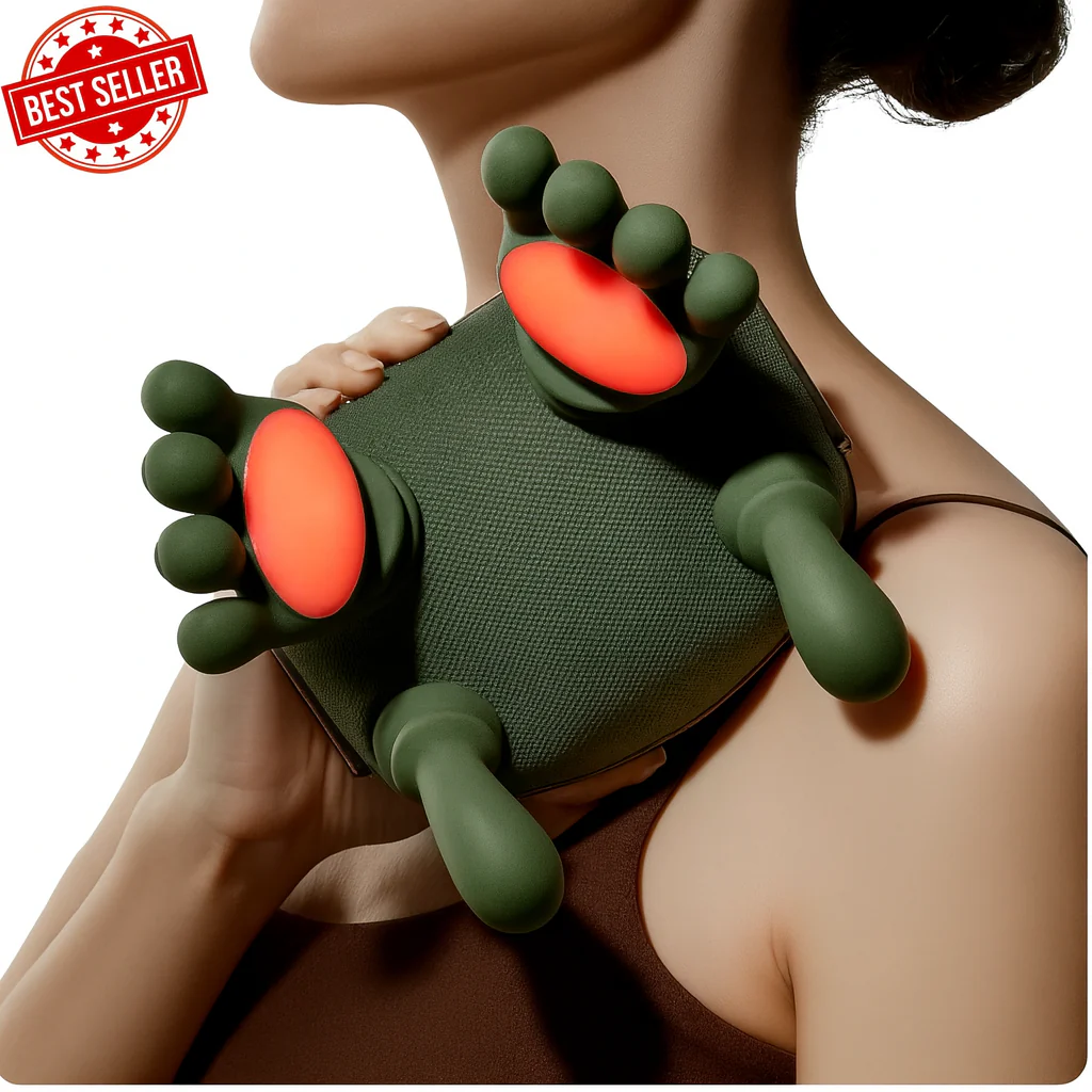 2026 Electric Neck and Shoulder Massager with Heat and Deep Kneading