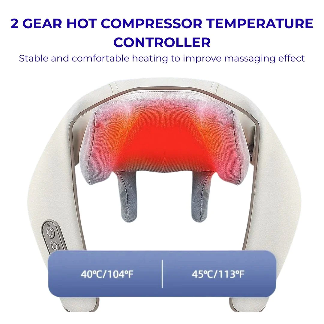 2026 Mediwares Heated Shiatsu Neck & Shoulder Massager | Electric Pain Relief Shawl