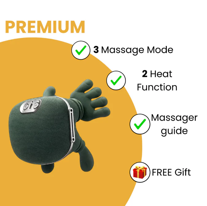 2026 Electric Neck and Shoulder Massager with Heat and Deep Kneading