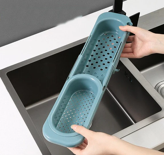 2026 Kitchen Retractable Sink Rack Organizer