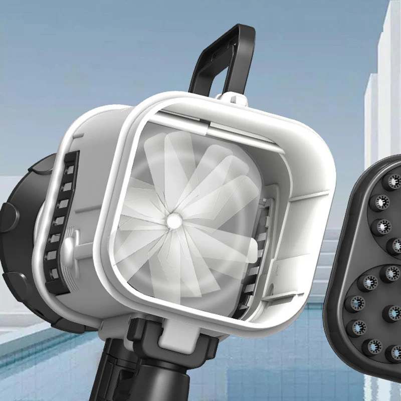 2026 Automatic Flashing Rocket Launcher Bubble Gun