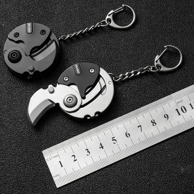 2026 Mini Hiking Survival Keychain Tool
