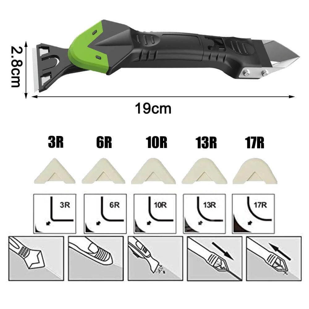 2026 5in1 Silicone Remover Scraper Repair Tool