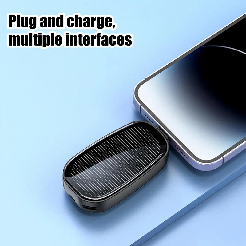 2026 Mini Solar Keychain Power Bank