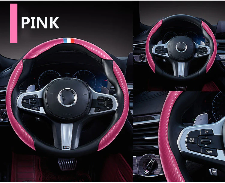 2026 Universal Non-Slip Carbon Fiber Car Wheel Cover