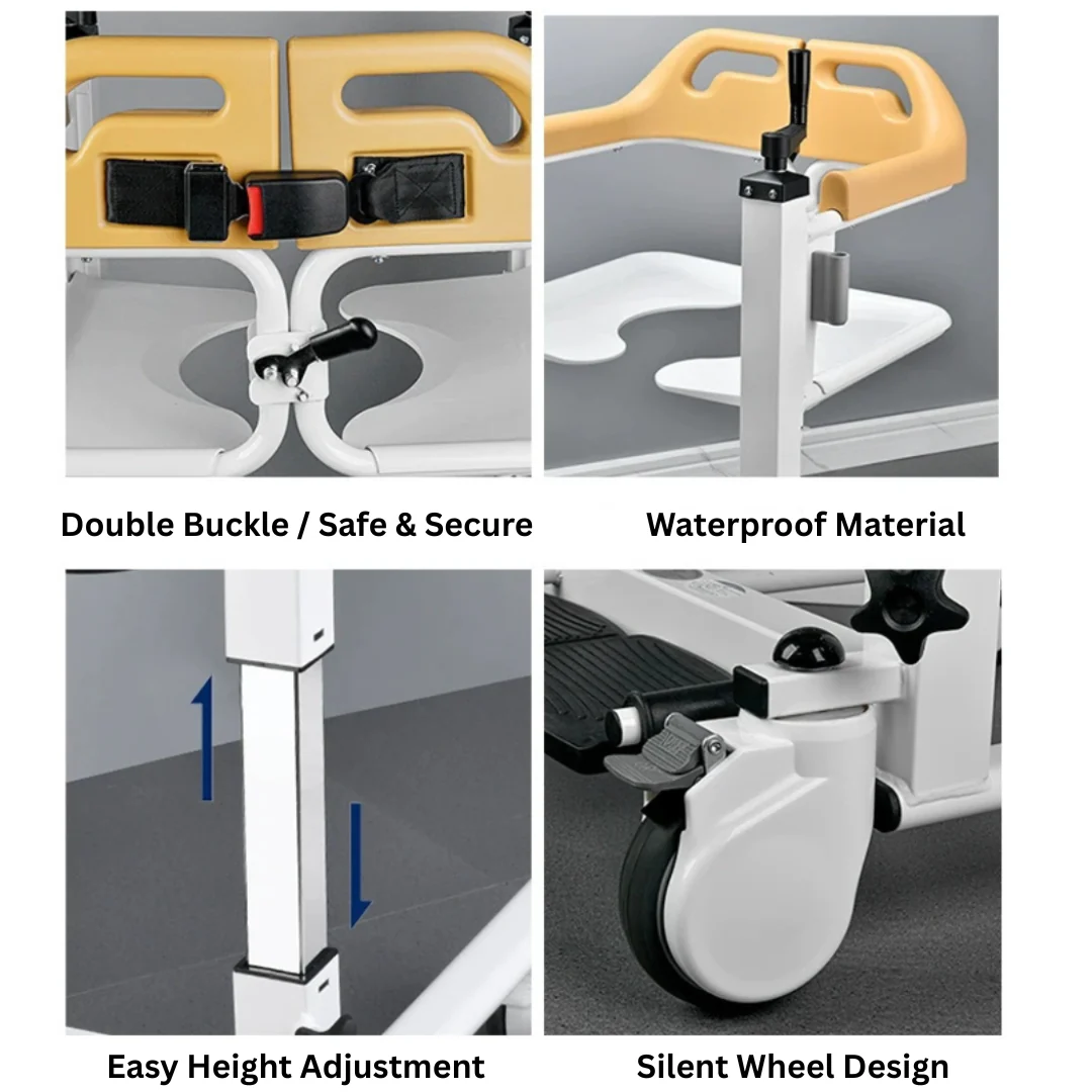 2026 Elderly Patient Transfer Lift Handicapped Wheelchair