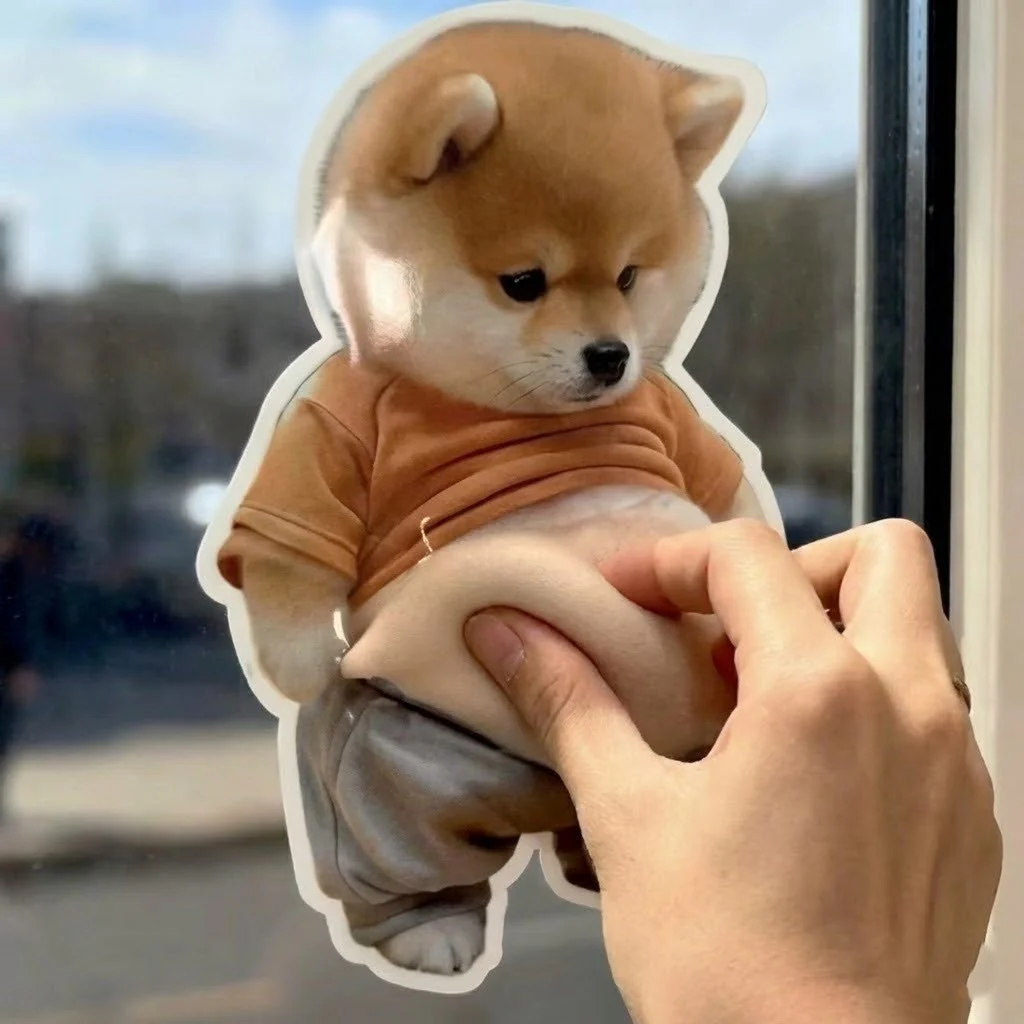 2026 Chubby Shiba Silicone Sticker Protector