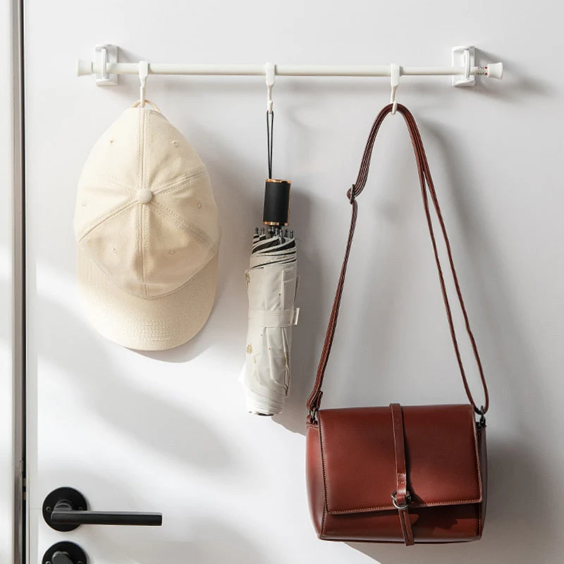 2026 Punch-Free Handy Hook Adjustable Rod Holder