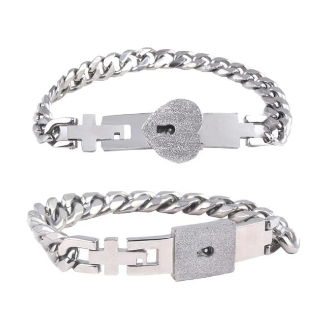 2026 Unique Lovers Heart Lock Bracelets
